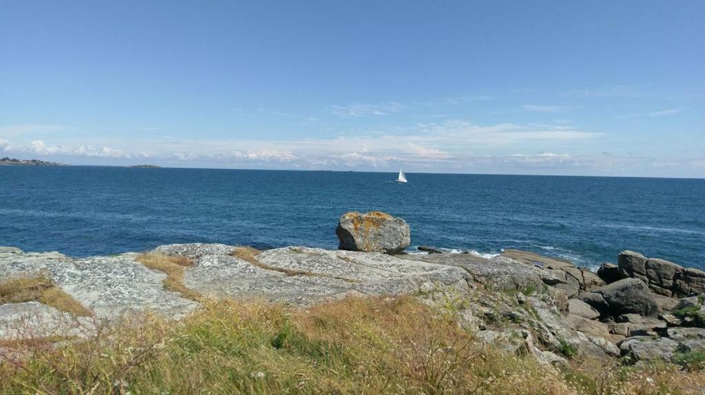 A Moins De 100 Metres De La Mer A La Pointe De Trevignon 트레건크 외부 사진
